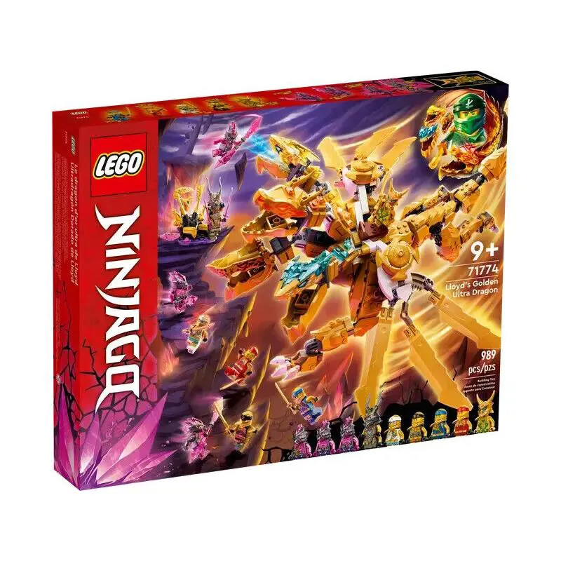 Lego Lloyd`s Golden Ultra Dragon 71774 Ninjago Minifigure Building Set