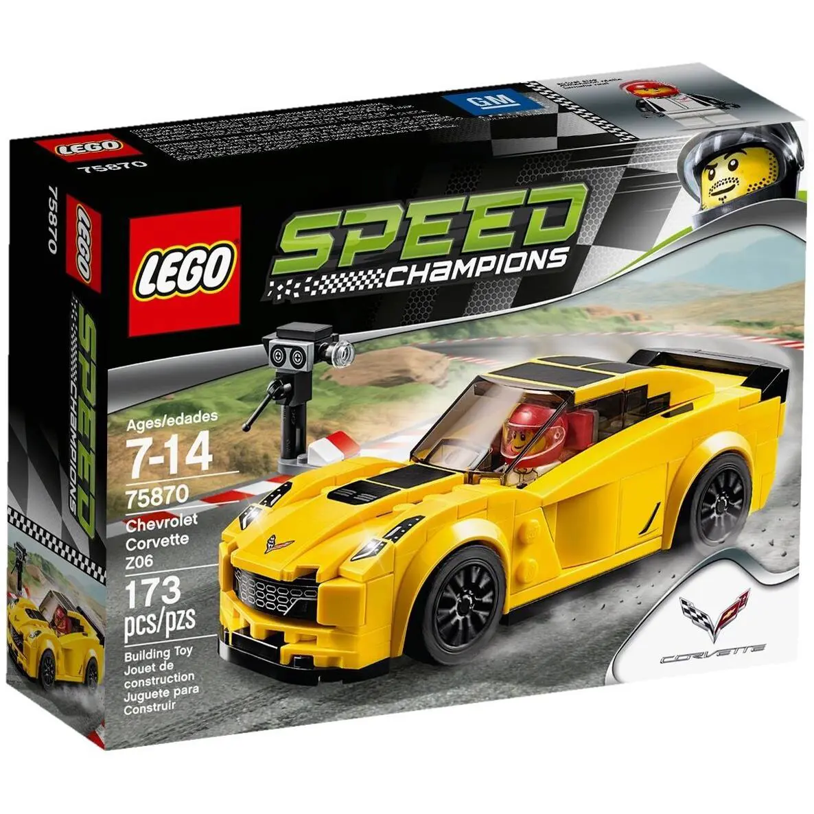 Lego Speed Champions 75870 Chevrolet Corvette Z06 - Retired