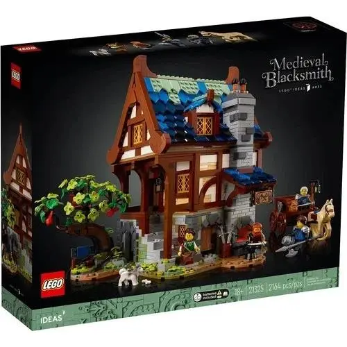 Lego Ideas Medieval Blacksmith Set 21325 Retired