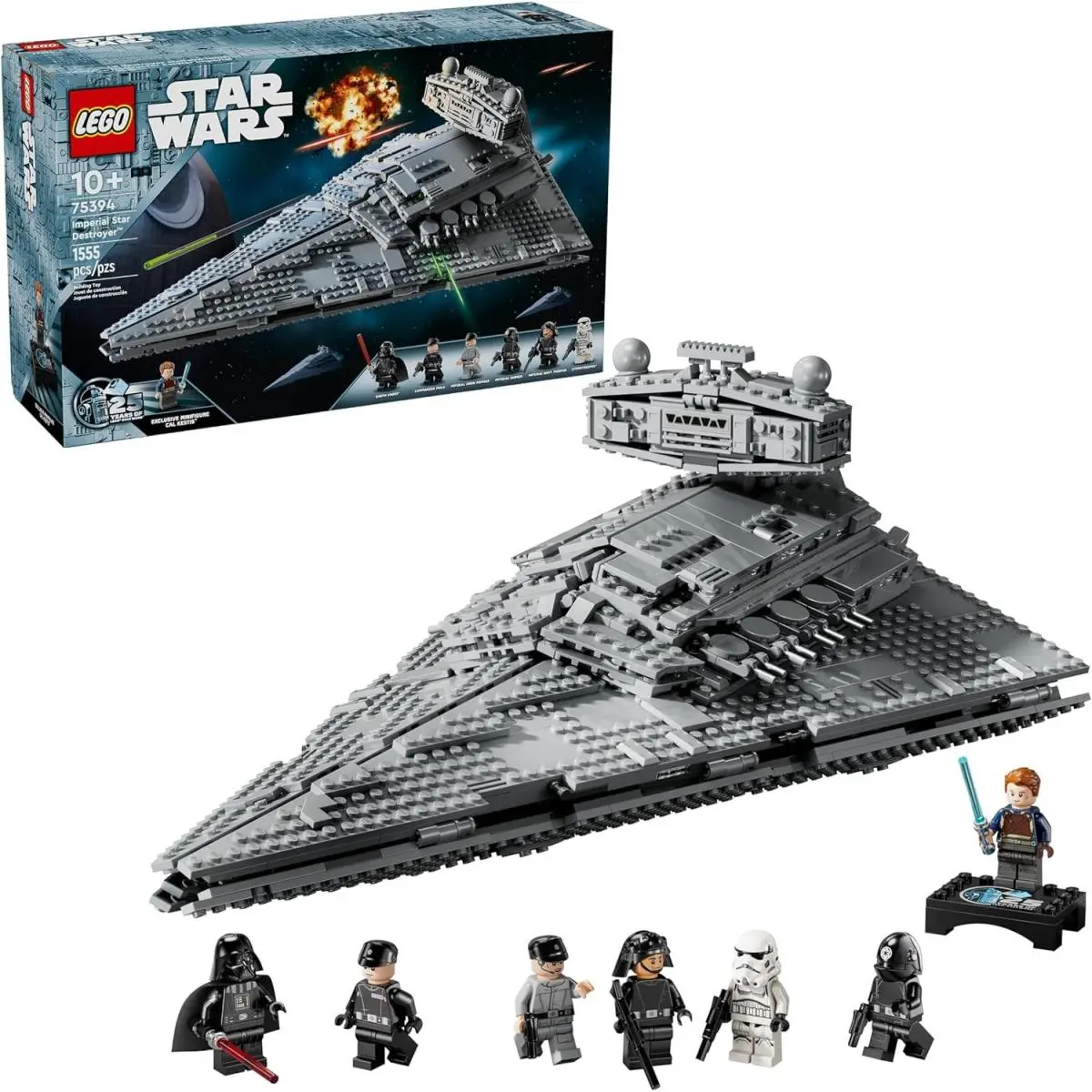 Lego Star Wars 75394 Imperial Star Destroyer 1555pc w/ 7 Figs