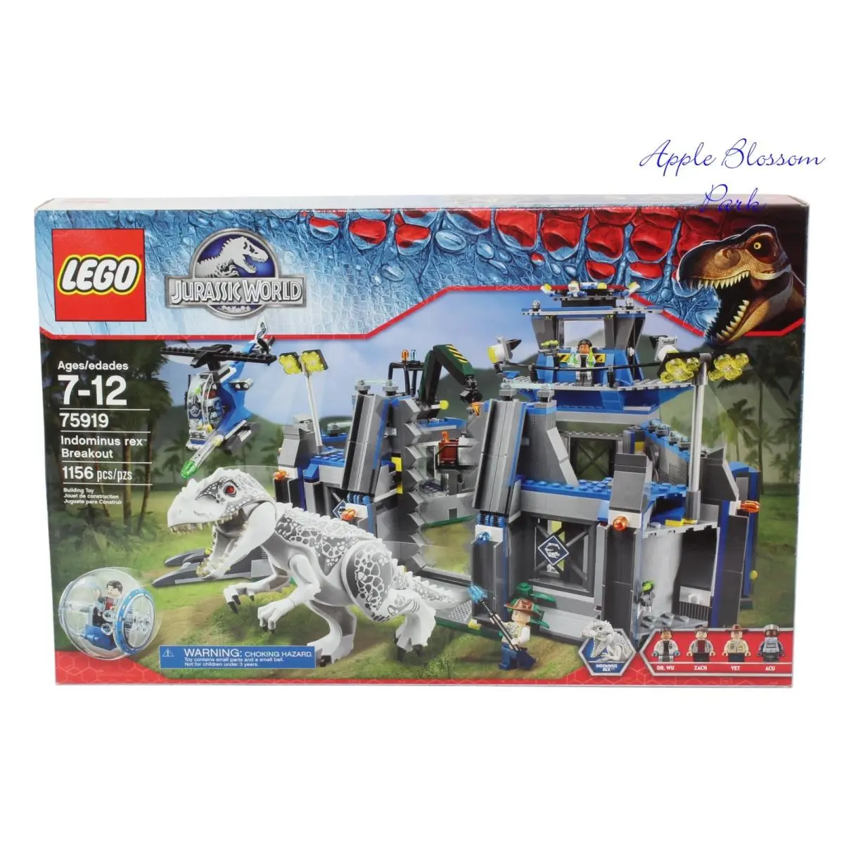 Lego Jurassic World Indominus Rex Breakout Set 75919 - Dr Wu