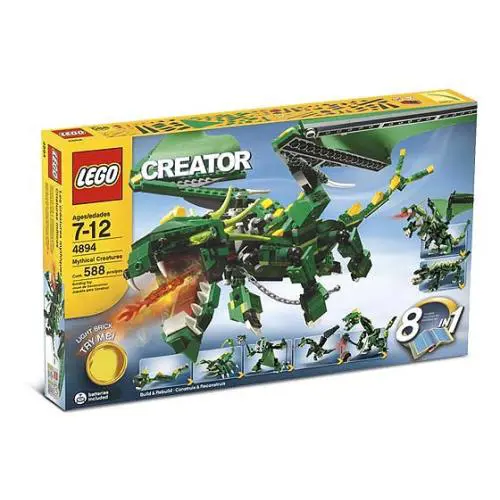 Lego Mythical Creatures 4894 Creator Minifigure Building Set
