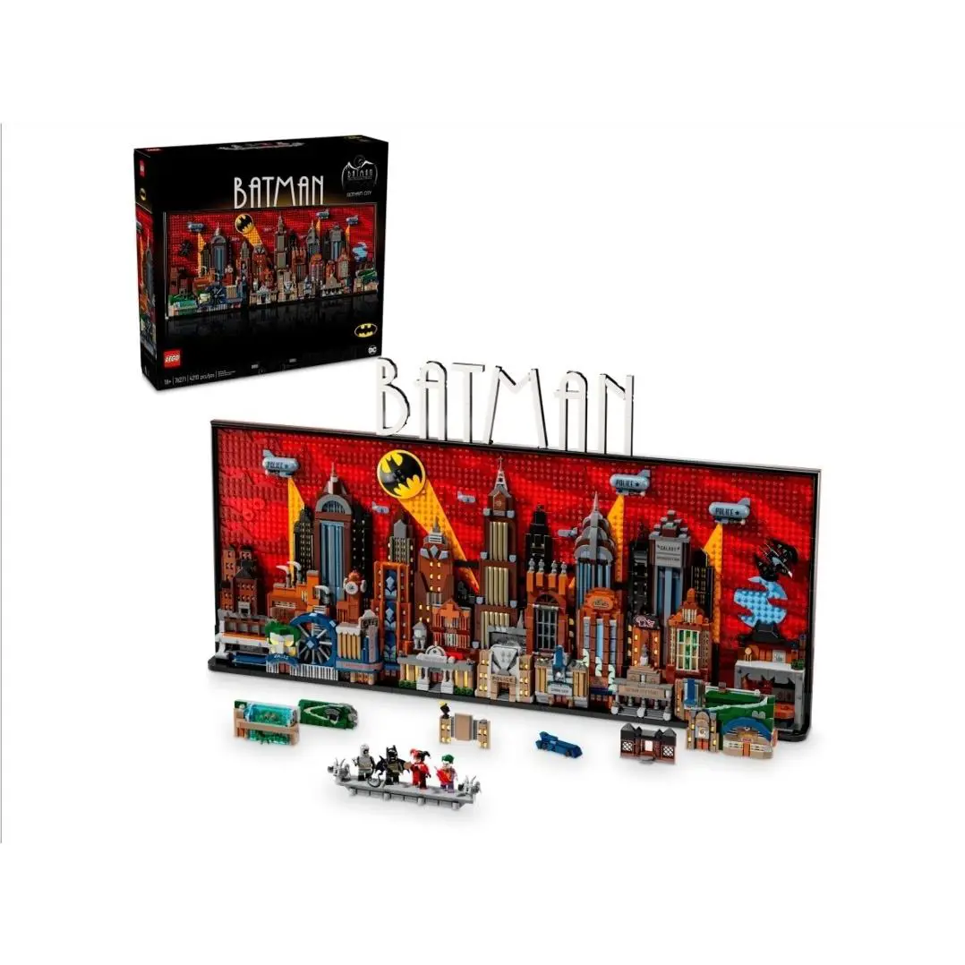 Lego 76271 Batman The Animated Series Gotham City Skyline Diorama Art DC Comics