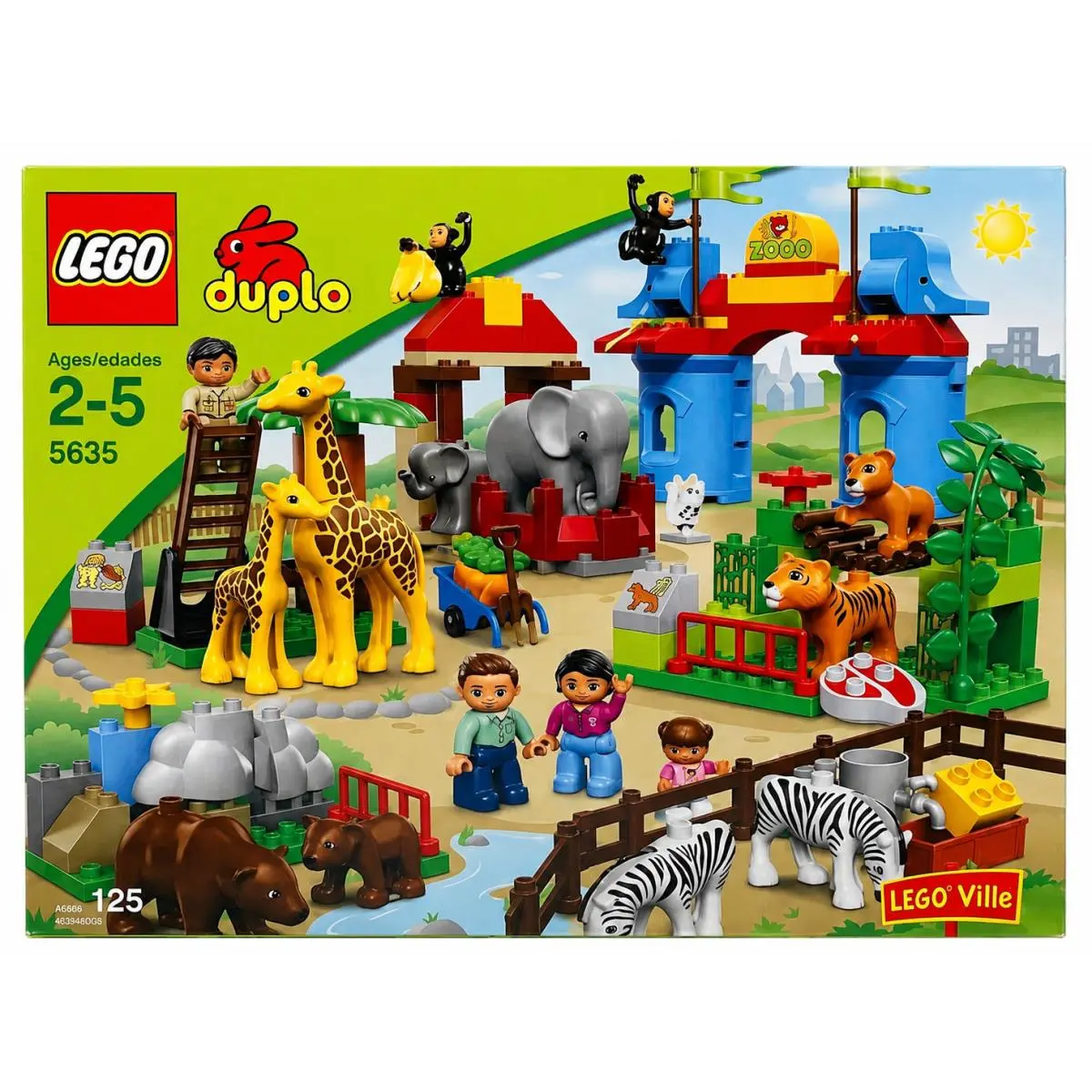 Lego Duplo 5635 Big Zoo Retired