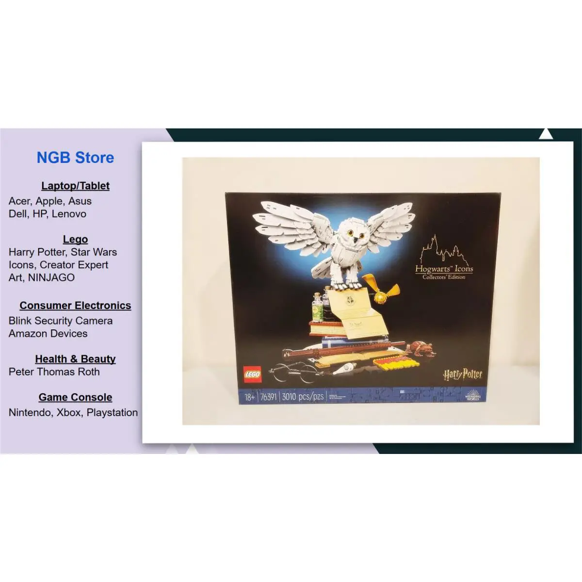 Lego Harry Potter Hogwarts Icons - Collectors` Edition 76391 US