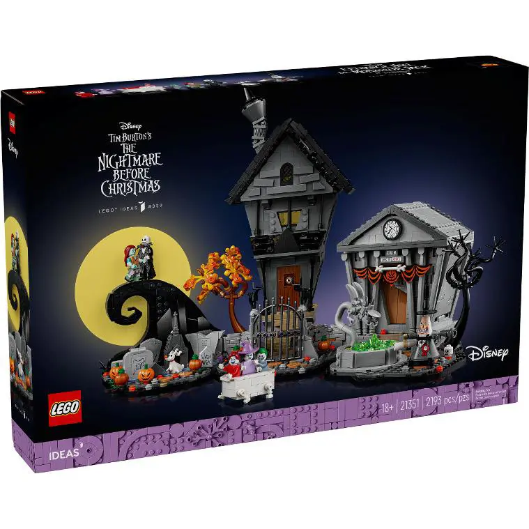 Lego The Nightmare Before Christmas Set 21351 Disney Tim Burton`s Nisb