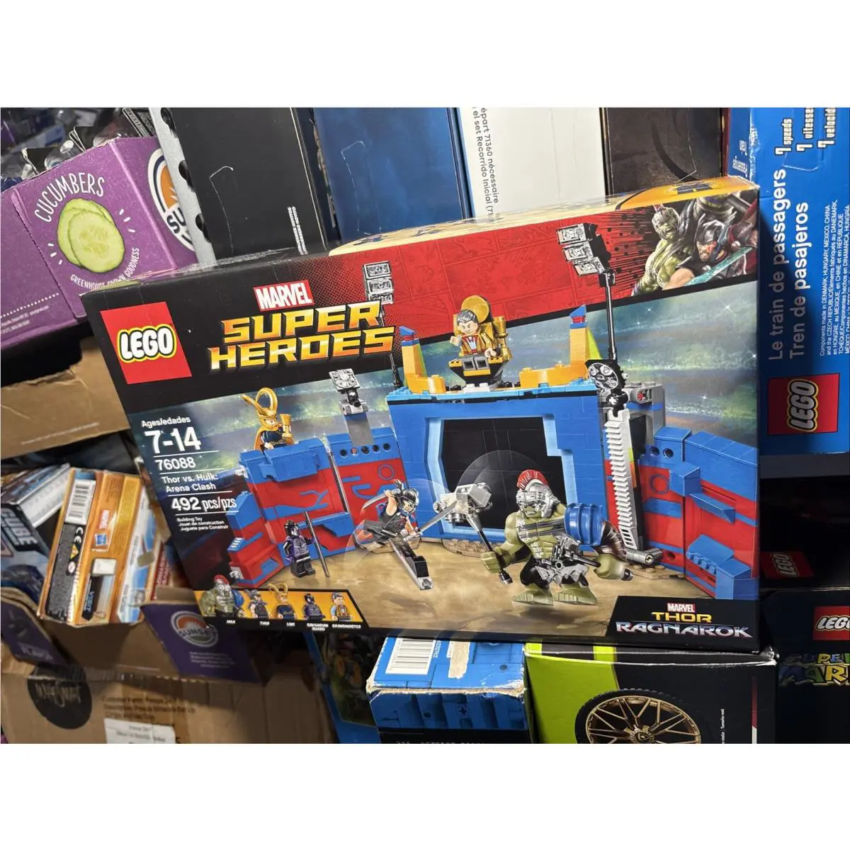 Lego 76088 Marvel Super Heroes Thor Vs. Hulk: Arena Clash Wear Crease