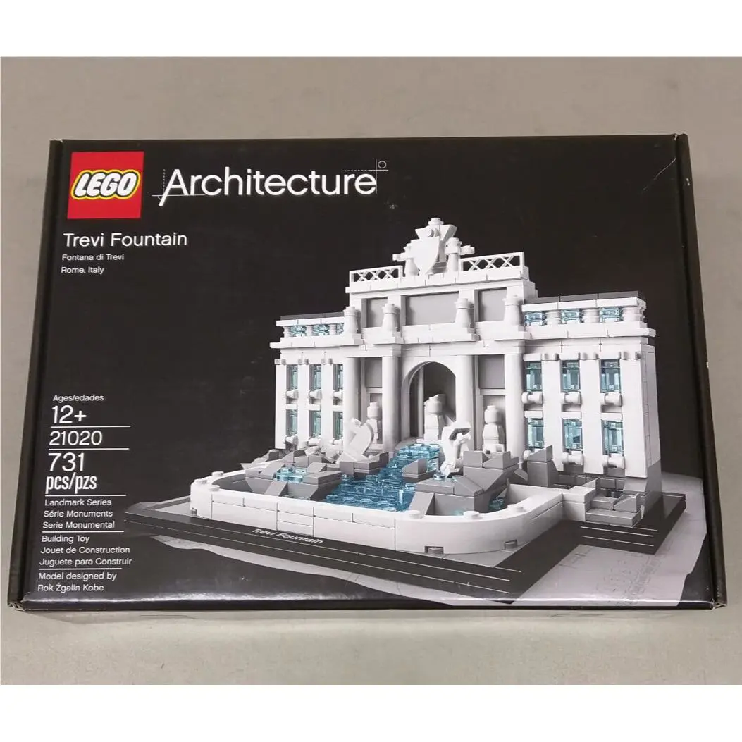 Lego Architecture 21020 Trevi Fountain Landmark Series Rome Italy