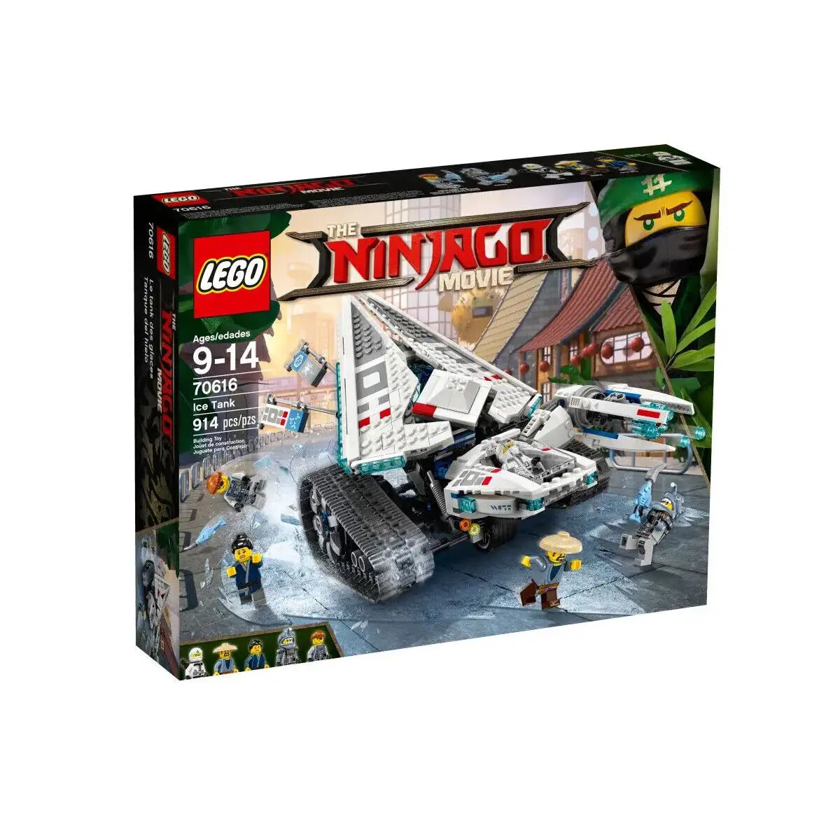 Lego Ice Tank 70616 The Lego Ninjago Movie Minifigure Building Set