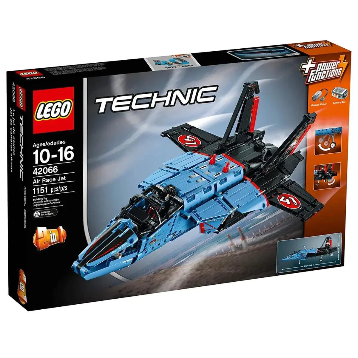 Lego Air Race Jet 42066 Technic Minifigure Building Set