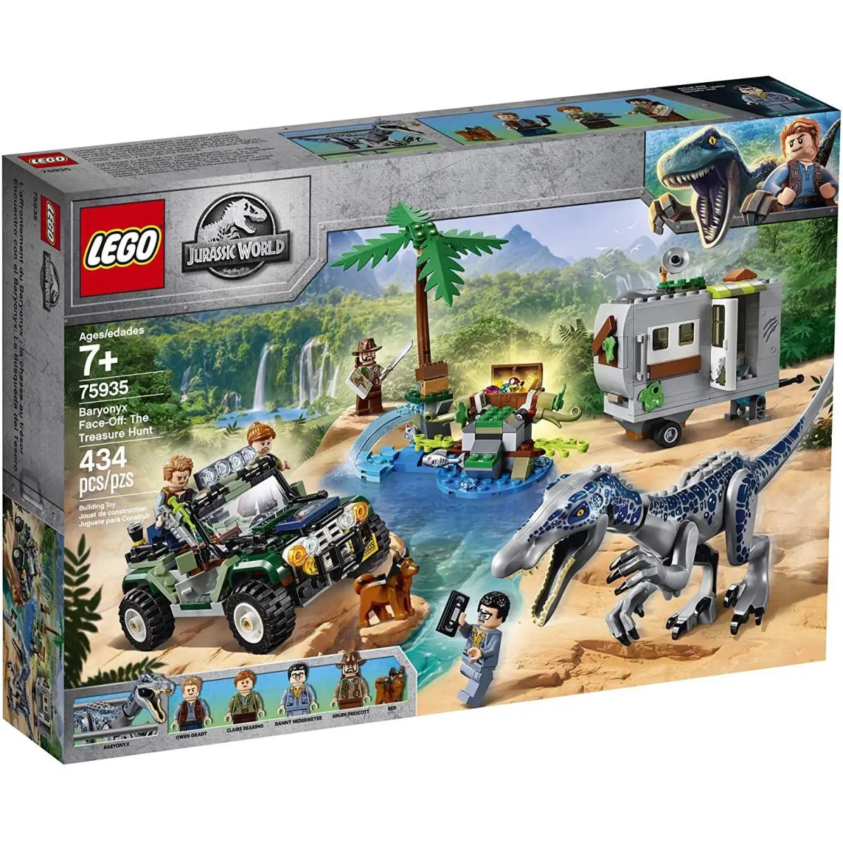 Lego Jurassic World 75935 Baryonyx Face Off: The Treasure Hunt Retired