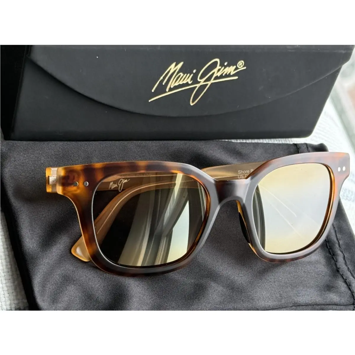 Maui Jim Shore Break MJ 822 10MD Tortoise Frame + Hcl Bronze Polarized Lenses