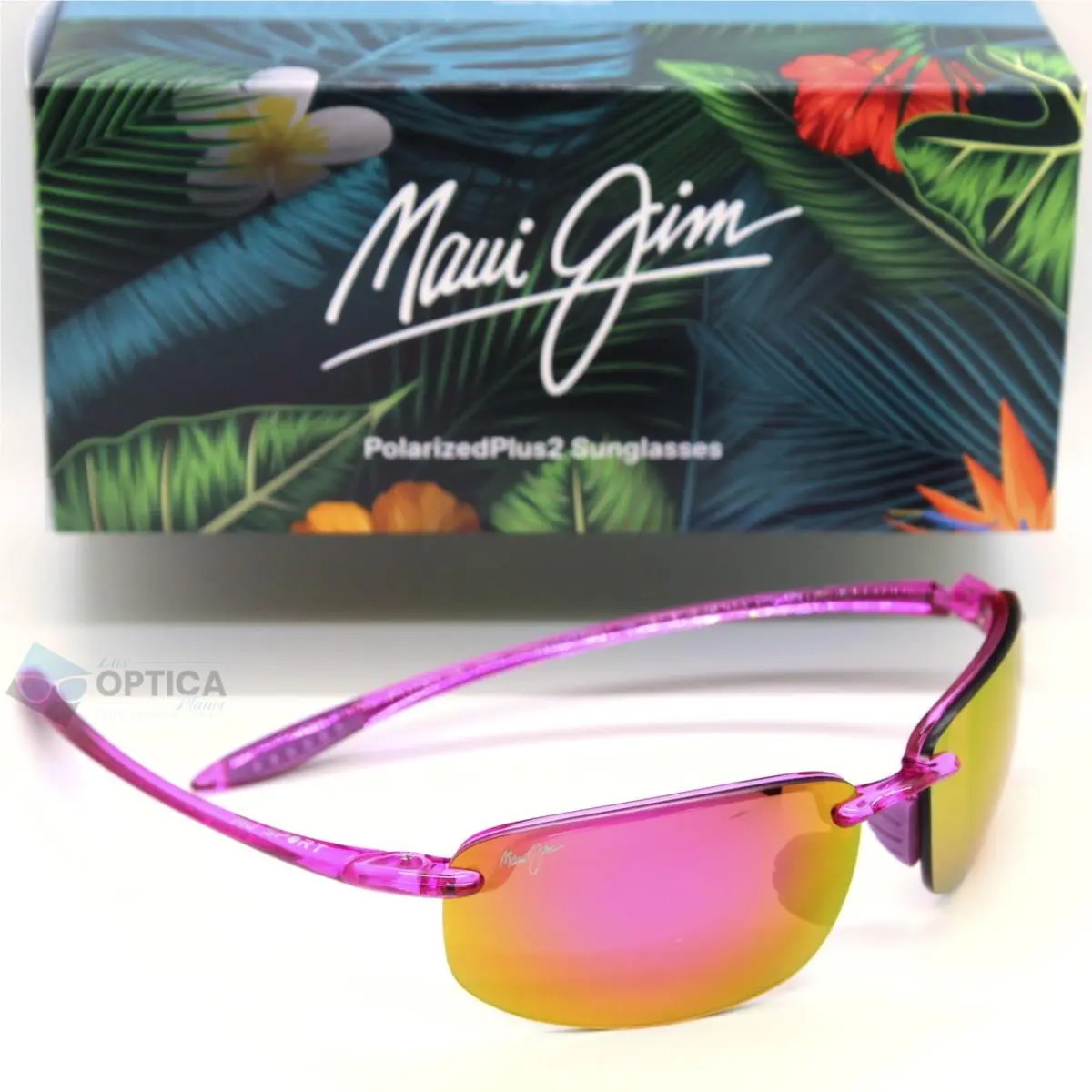 Maui Jim Hookipa Pink Polarized Sport Sunglasses MJ407S-006