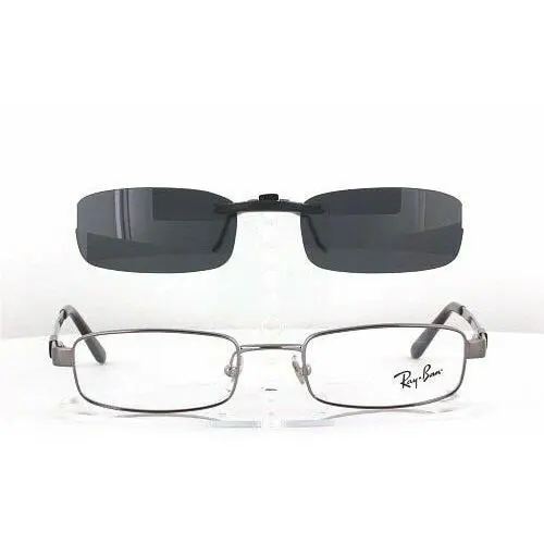 Custom Made For Ray-ban 6076-49X19 Polarized Clip-on Sunglasses Eyeglasses Not
