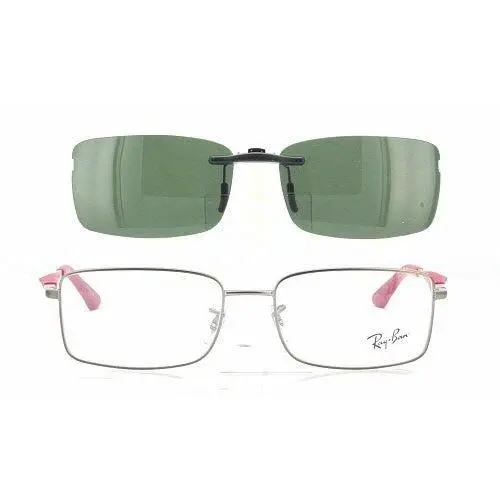 Custom Made For Ray-ban RB6284-55X17 Polarized Clip-on Sunglasses Eyeglasses No