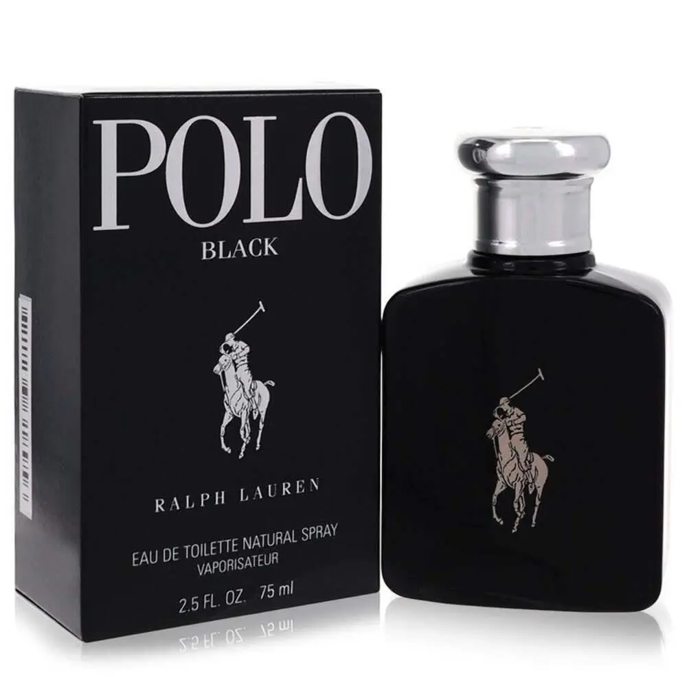 Polo Black By Ralph Lauren Eau De Toilette Spray 2.5 Oz Men