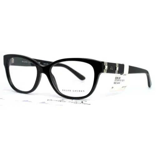 Ralph Lauren RL6146B 5001 Black Womens Cat Eye Eyeglasses Frames 52-16-140 B:37