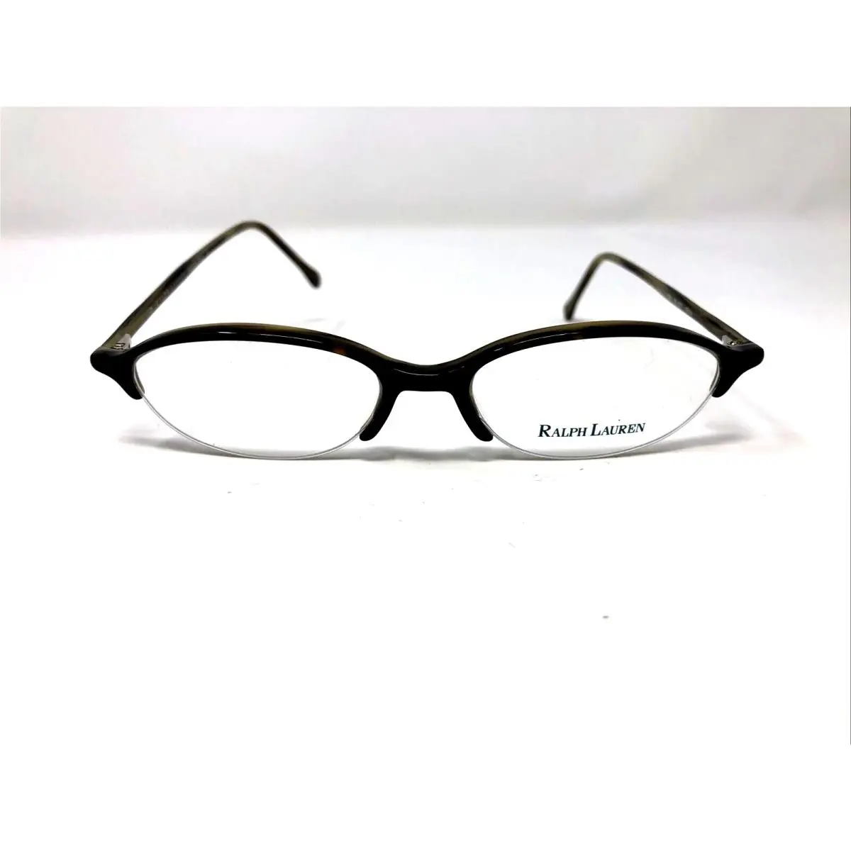 Ralph Lauren Eyeglasses Frames RL677 0P40 50-14-135 Green Tortoise Half Rim YJ81