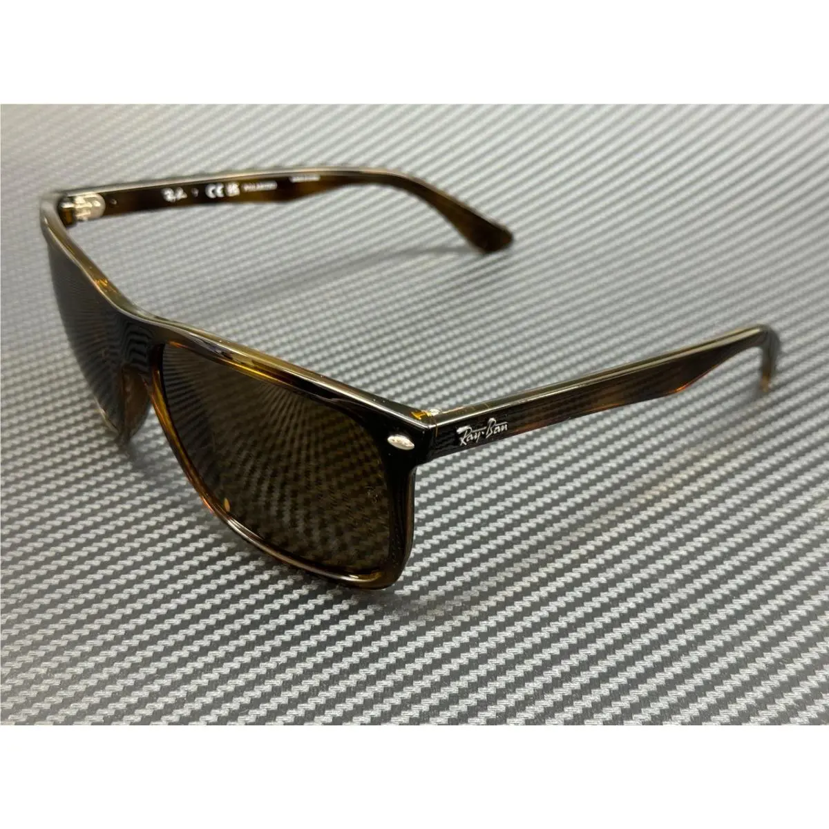 Ray Ban RB4547 710 57 Havana Brown Polarized Unisex 60 mm Sunglasses