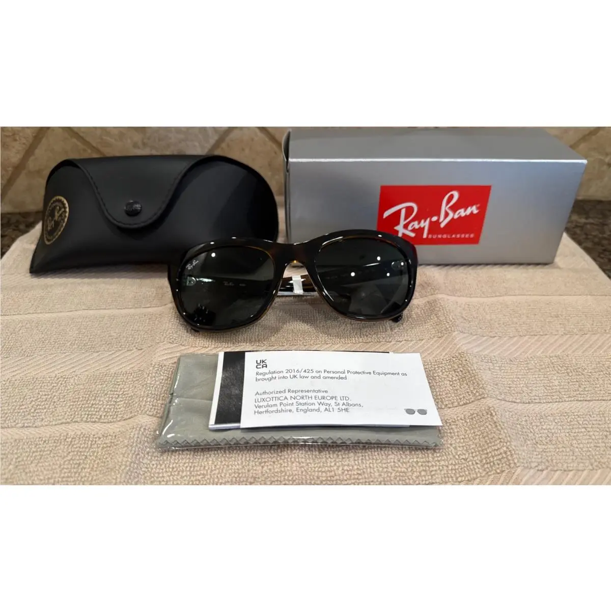 Ray-ban Sunglasses Rb4216 Havana Frame Green Lenses RB4216 710/71 56-20 135