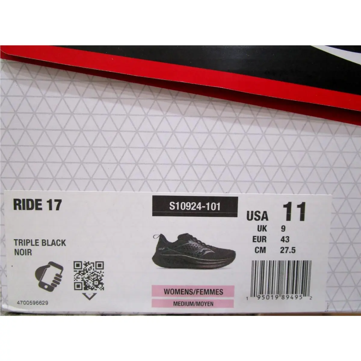 Saucony shoes - Saucony Ride 17 - Ride - S10924-101 - Black 5