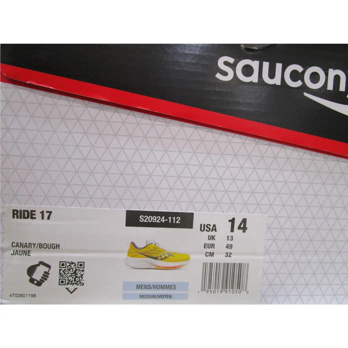 Saucony shoes - Saucony Ride 17 - Ride - S20924-112 - Yellow 4