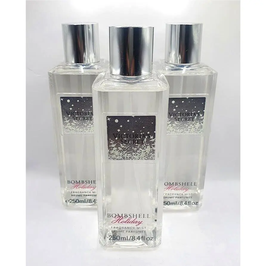 Victoria`s Secret Bombshell Holiday Body Mist 8.4 FL OZ Each 3 by Victoria's Secret