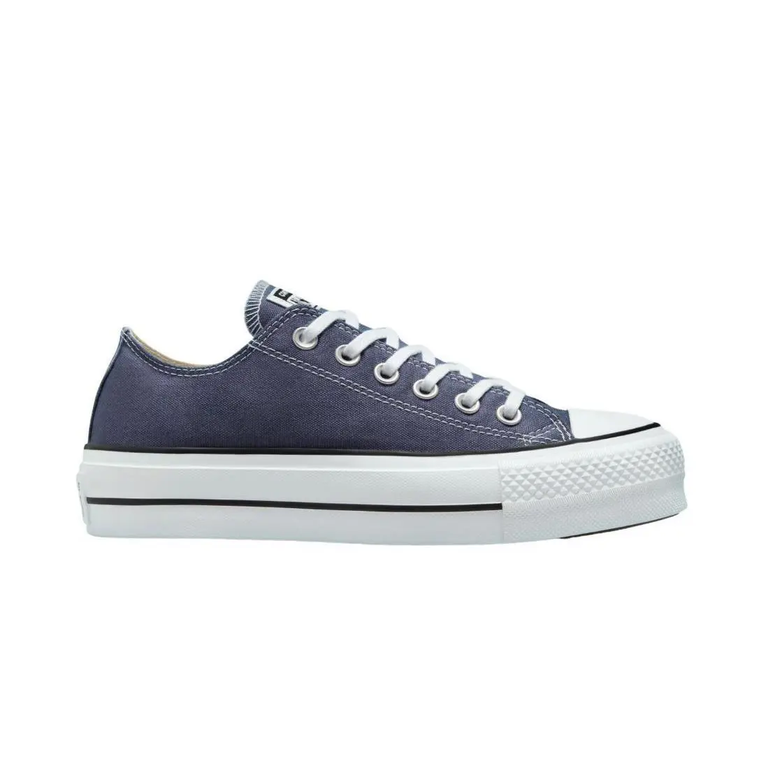 Converse shoes - Converse Chuck Taylor Lift Ox Low - 571405C - Blue Gray, Manufacturer: Steel/White/Black 6