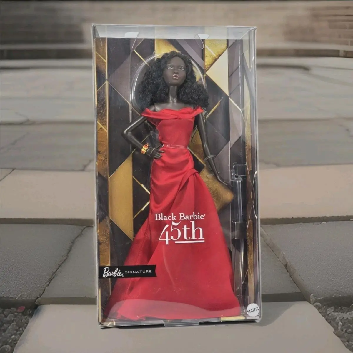 Barbie Signature Black Barbie 45TH Anniversary Creator Kitty Black Perkins