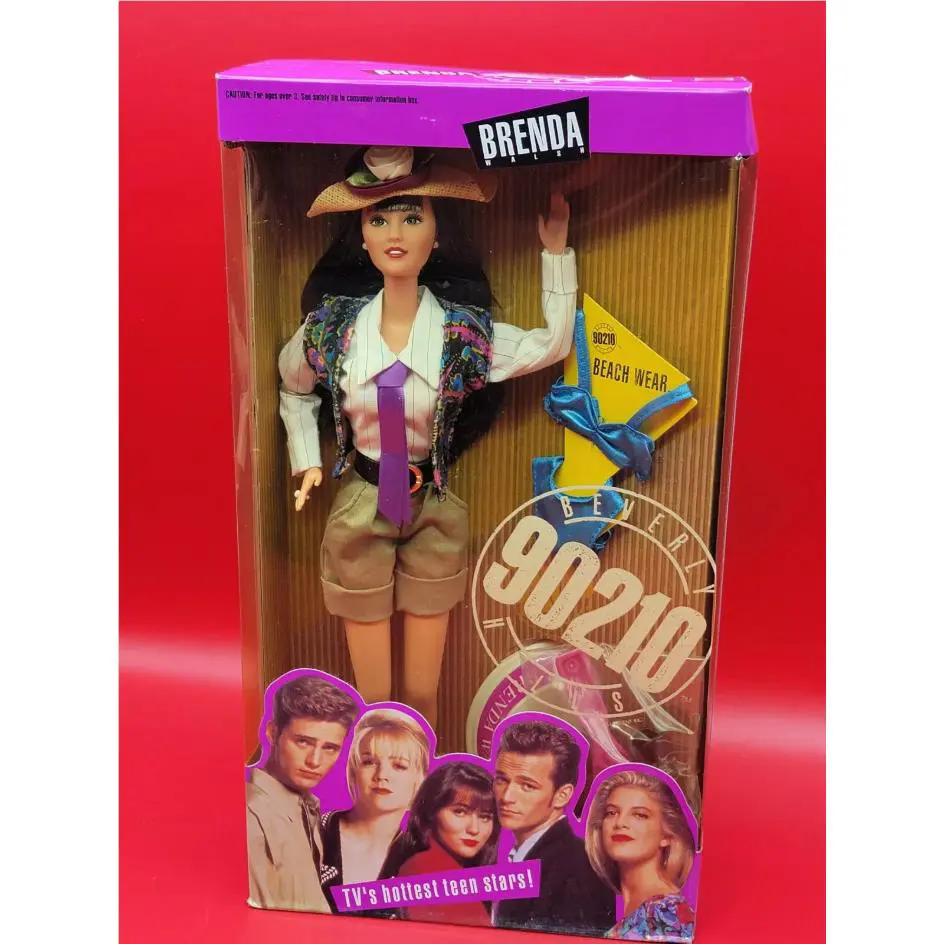 1991 Mattel Shannen Doherty Brenda Walsh Beverly Hills 90210 Barbie 1572 Nrfb