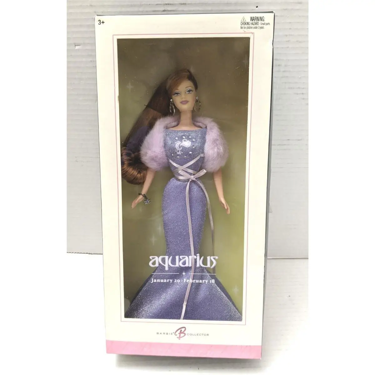 2004 Barbie Collector Doll Pink Label. Aquarius Jan 20-Feb 18