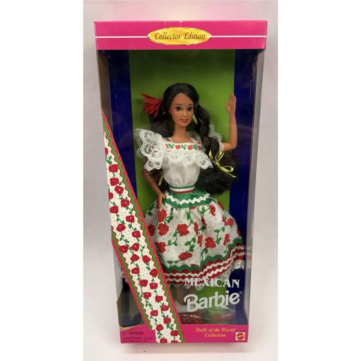 1995 Dotw Mexican Barbie 14449 Dolls Of The World Mexico Vintage