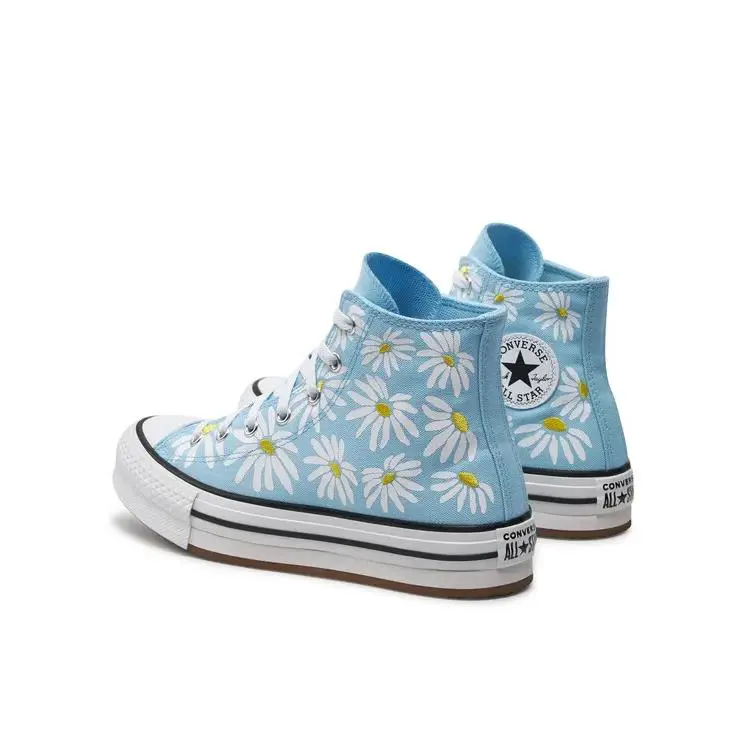 Converse shoes - Converse All Star Hi - All Star - White Floral Blue - A06337C 4