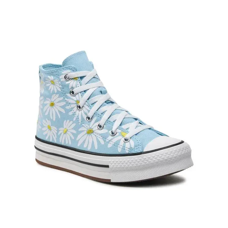 Converse shoes - Converse All Star Hi - All Star - White Floral Blue - A06337C 0