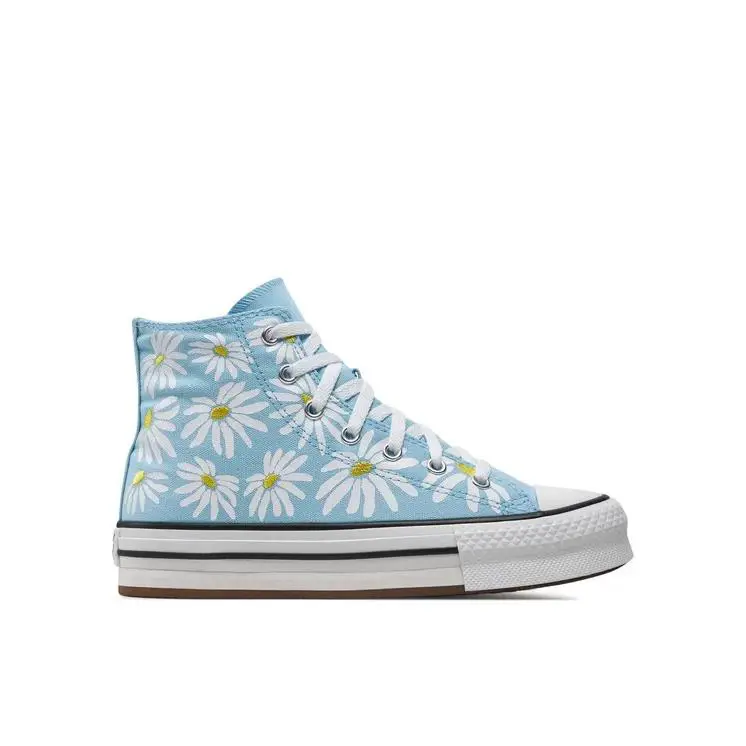 Converse shoes - Converse All Star Hi - All Star - White Floral Blue - A06337C 1