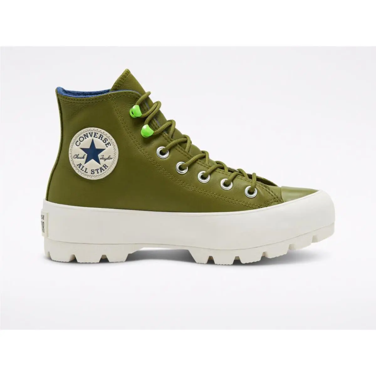 Converse Ctas Lugged Winter Hi Women`s Sneaker Shoe Limited Green 568764C