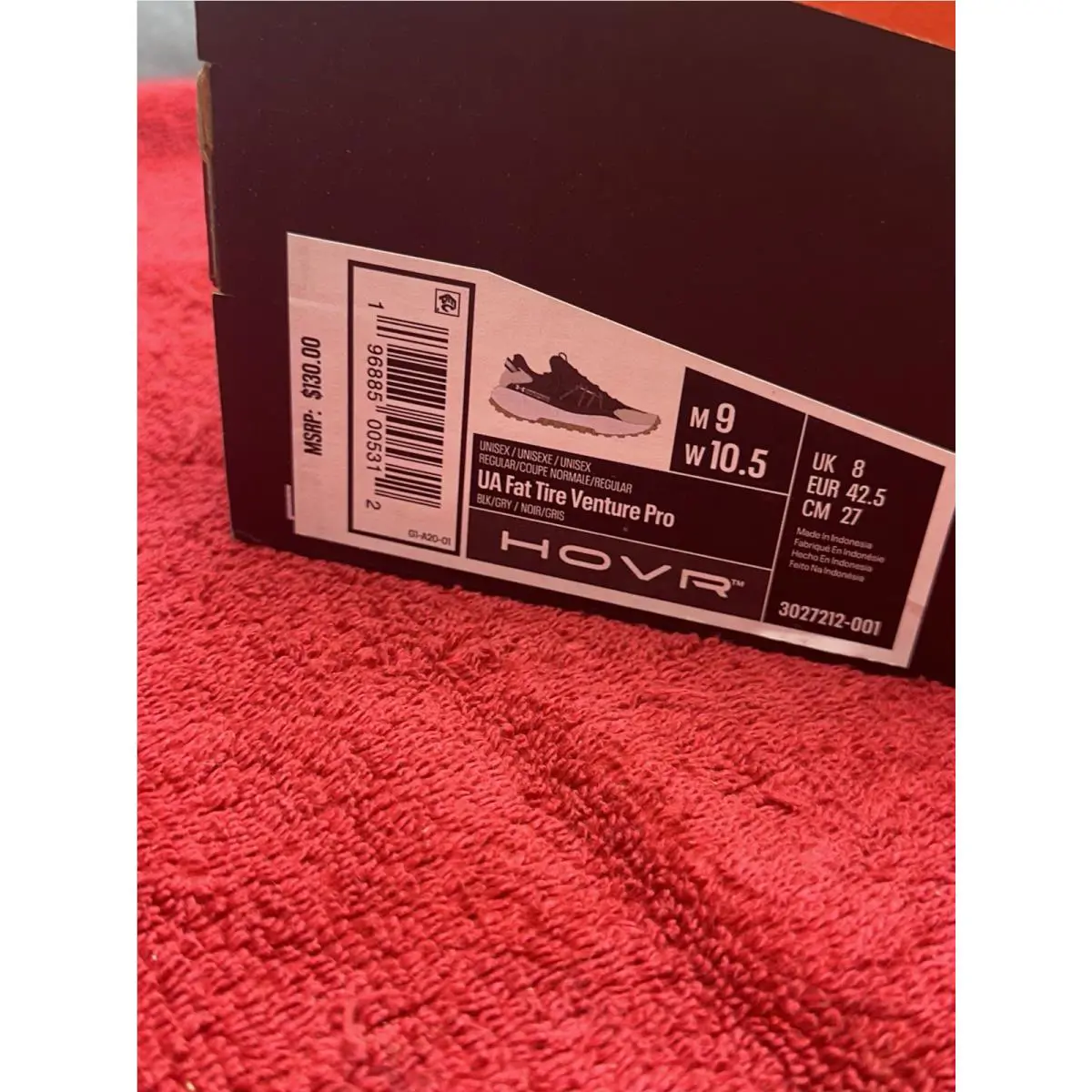 Under Armour shoes - Under Armour Fat Tire - Fat Tire - 30227212-001 - Black/Cream 4