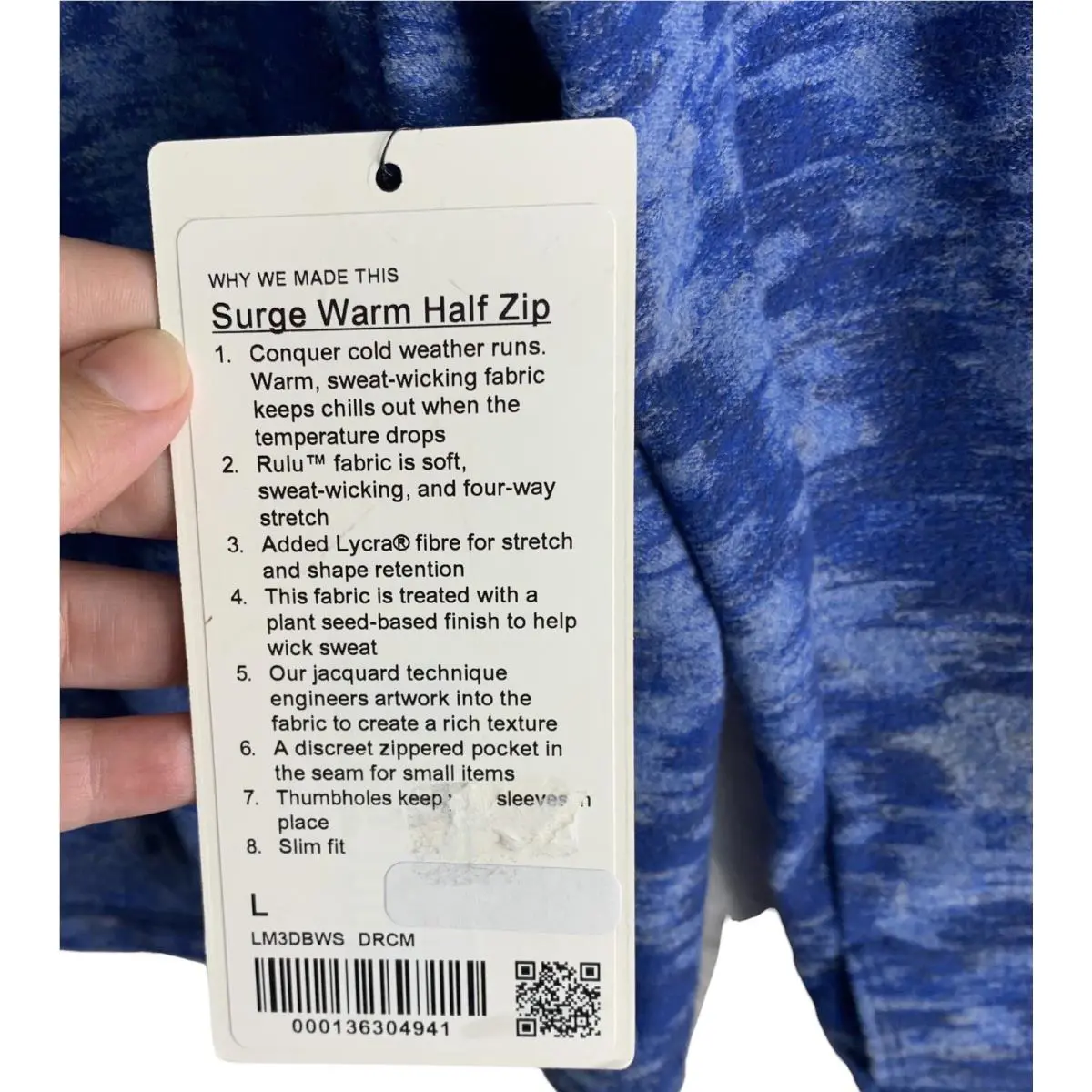 Lululemon clothing - LM3DBWS - LM3DBWS - Blue 8