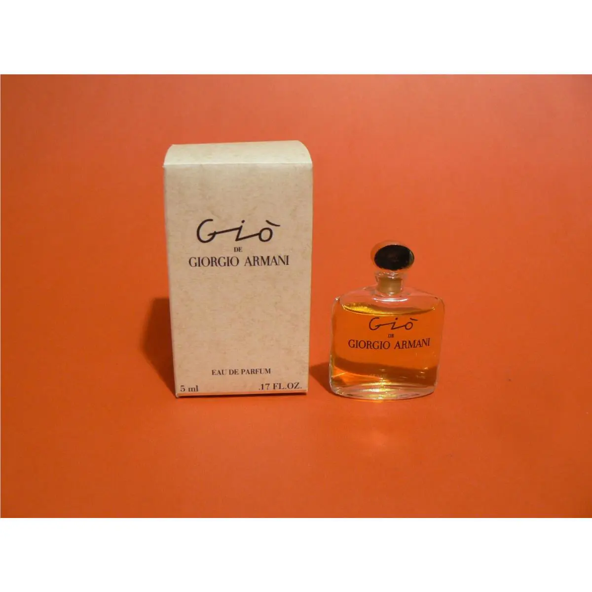 Vintage Gio DE Giorgio Armani 0.17oz 5ml Eau DE Parfum Splash Mini Dicontinued