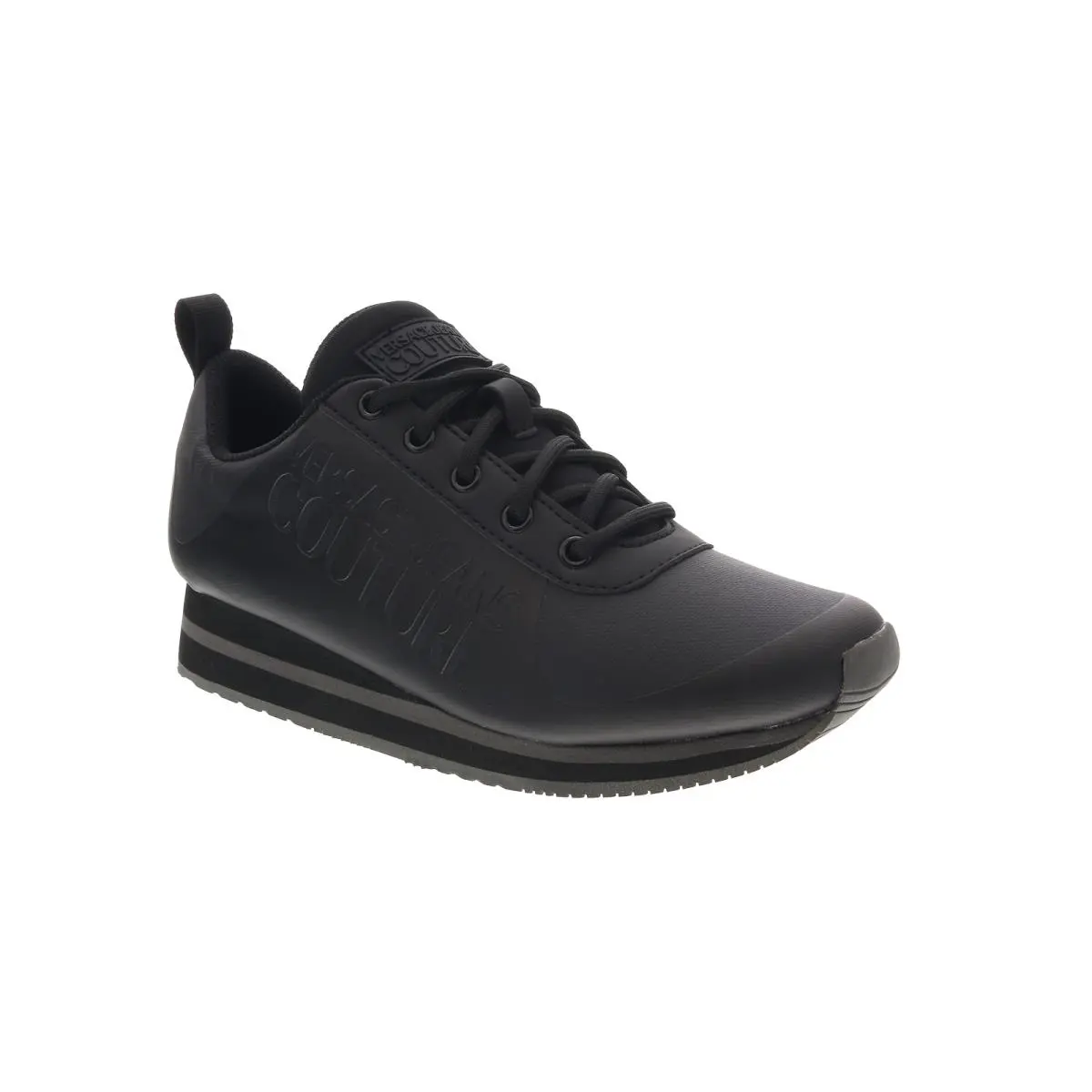 Versace Jeans Couture Black Signature Heel Sneakers 6