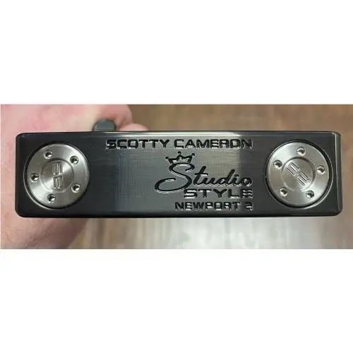 Scotty Cameron  - Studio Style Newport 2 - 2025 - Xtreme Dark Finish - DLC - Black, Lie Angle: Black 6