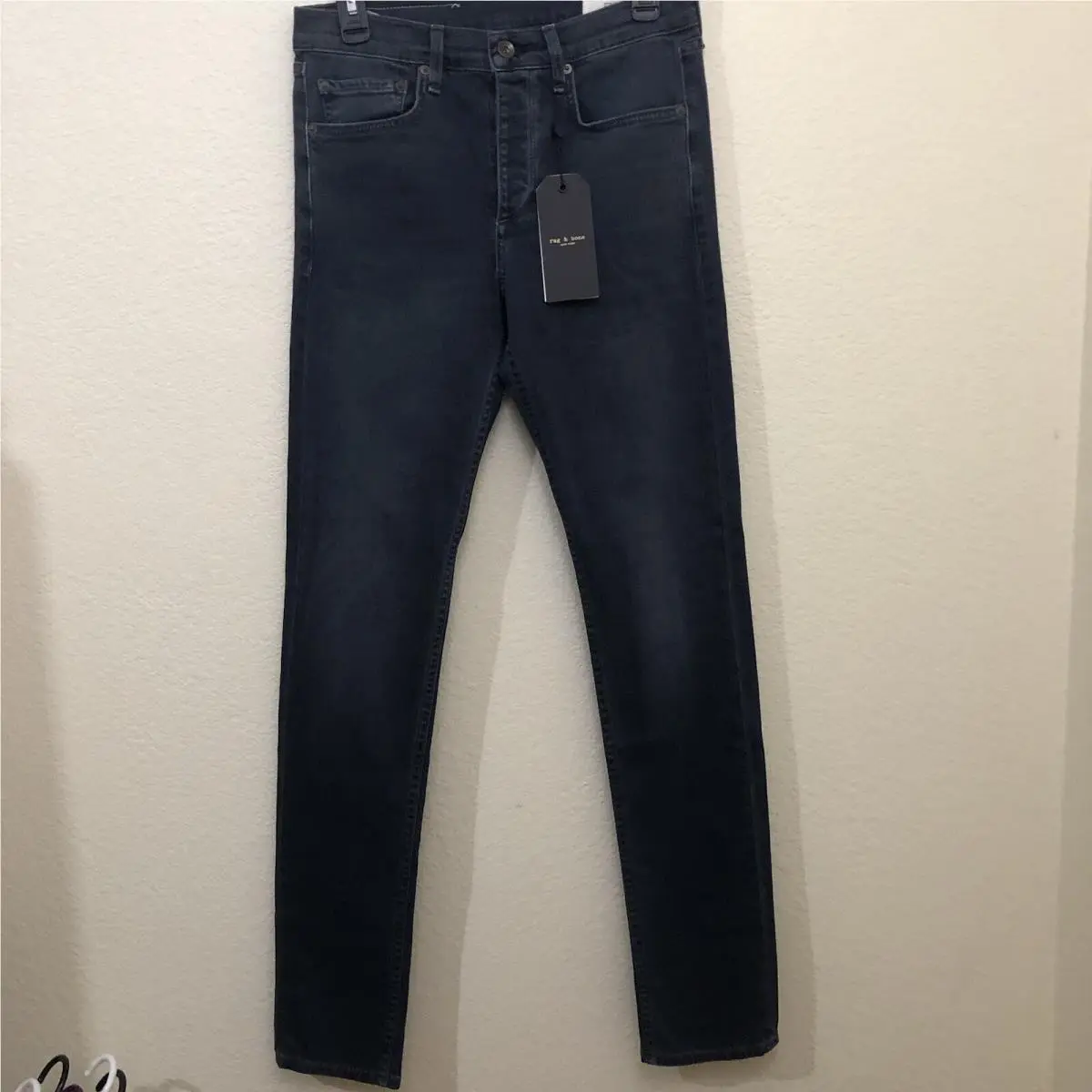 Rag Bone Mens 29 Minna Fit 2 Slim Jeans Dark Blue Skinny