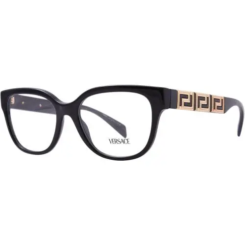 Versace VE3338 GB1 Square Eyeglasses 54mm Black / Demo Lens