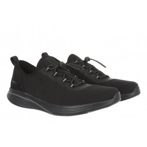 Mbt Men`s Kuga Dynamic Walker Quick Lace Sys Level 2 Rocker 2 Colors BLACK/BLACK-703217-257Y by MBT
