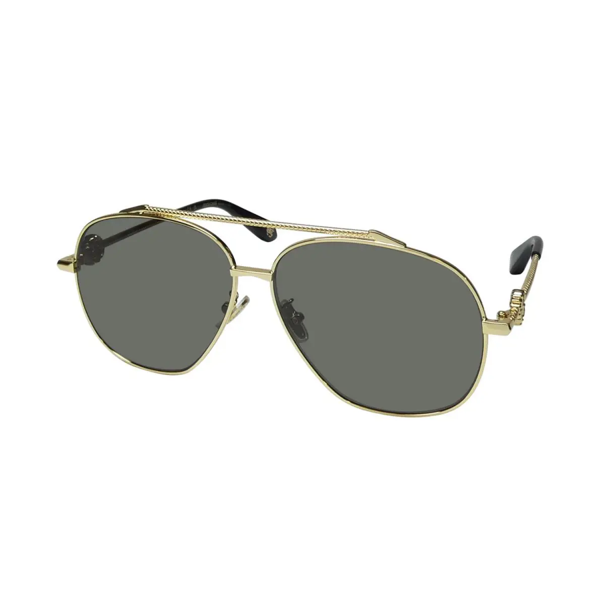 Roberto Cavalli SRC008V Sunglasses Womens 62-12-140 Metal Plastic Gold