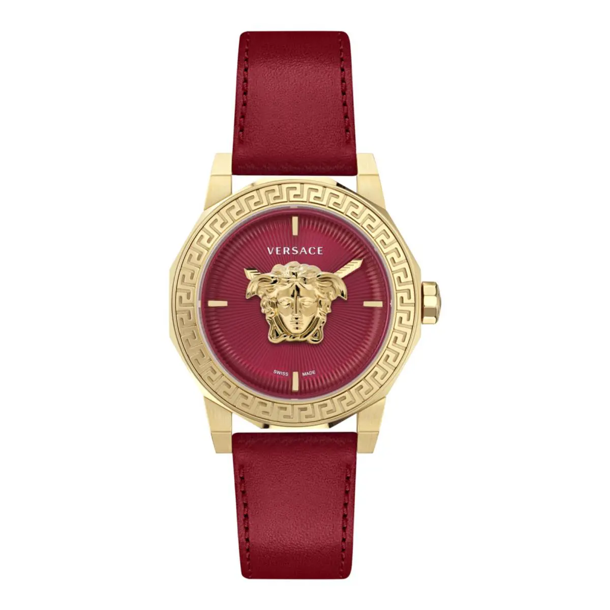 Versace Womens Gold 38mm Strap Fashion Watch