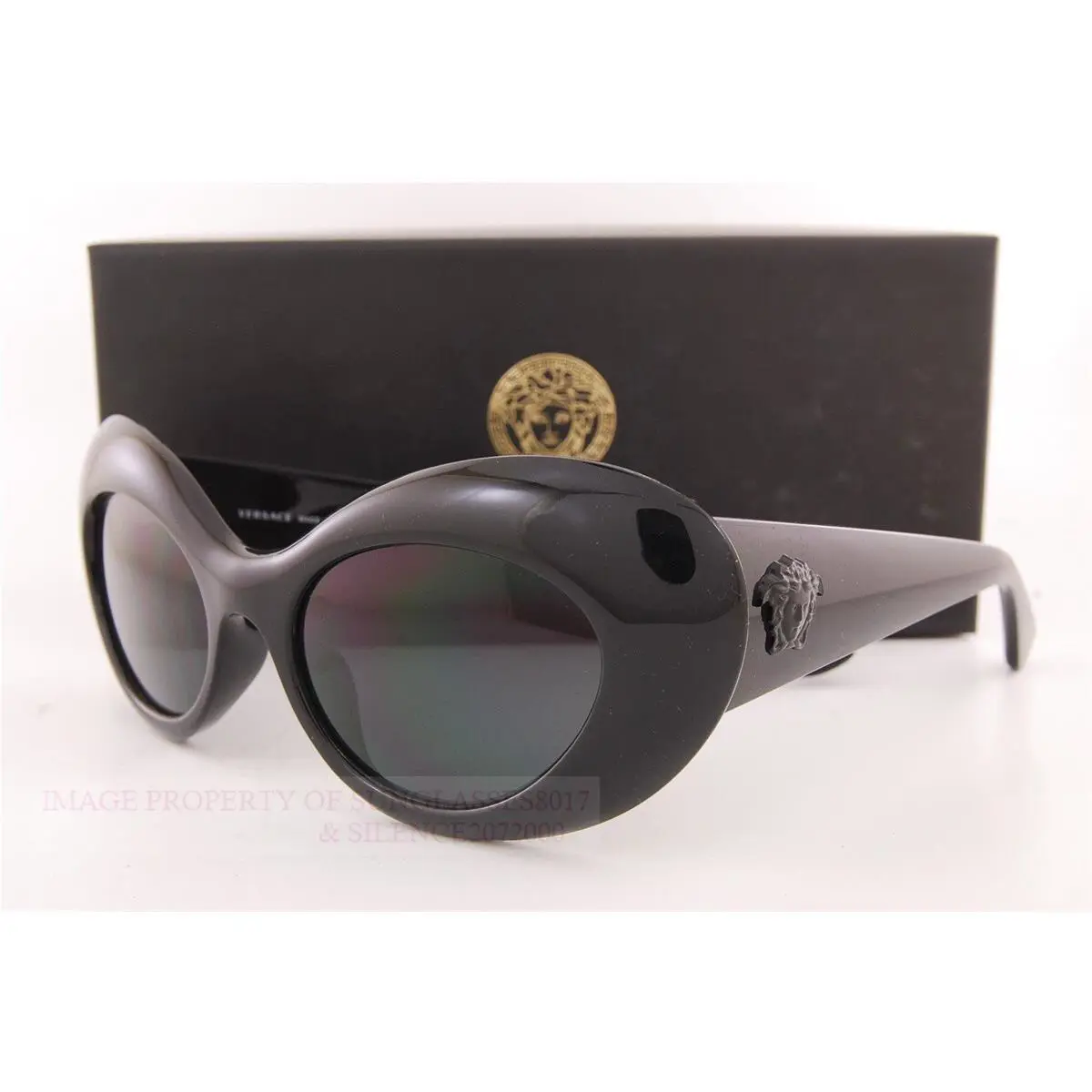 Versace Sunglasses VE 4456U GB1/87 Black/dark Gray For Women
