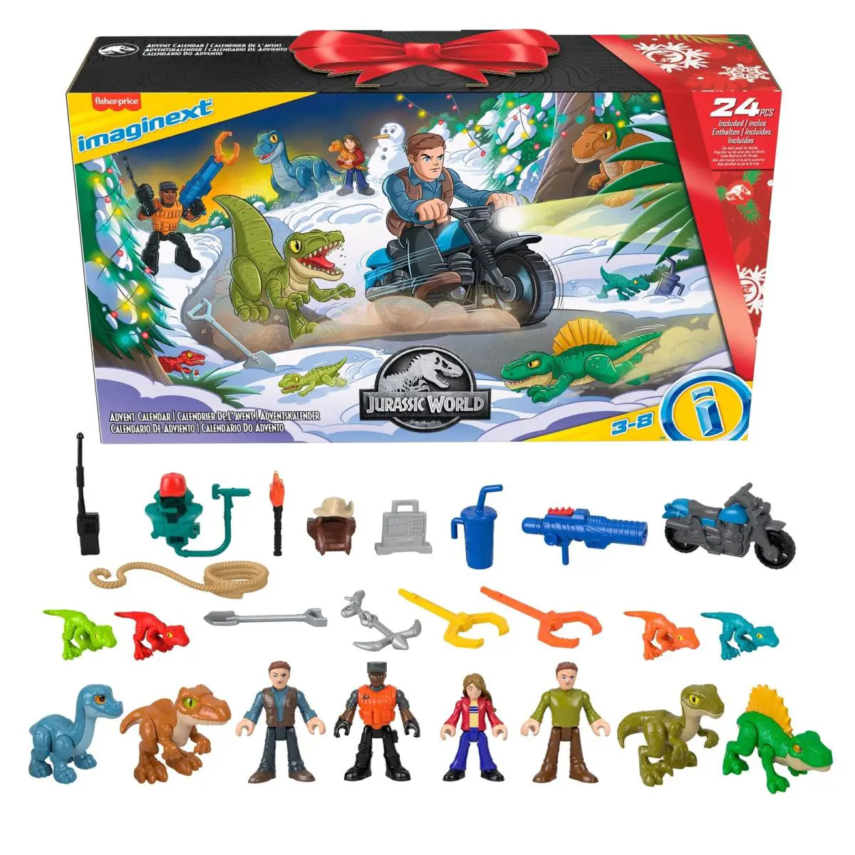 Imaginext Jurassic World Advent Calendar 25 Toys Countdown to Christmas