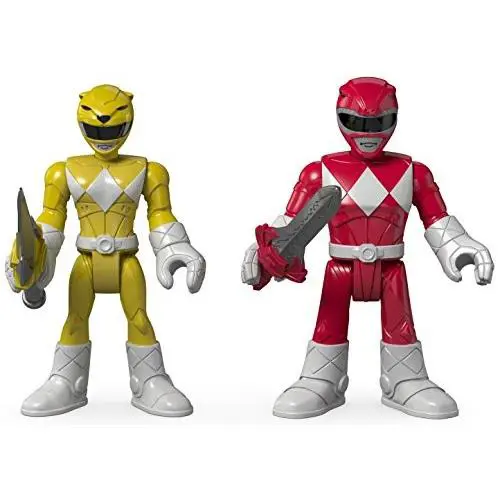 Fisher-price Imaginext Power Rangers Red Ranger Yellow Ranger