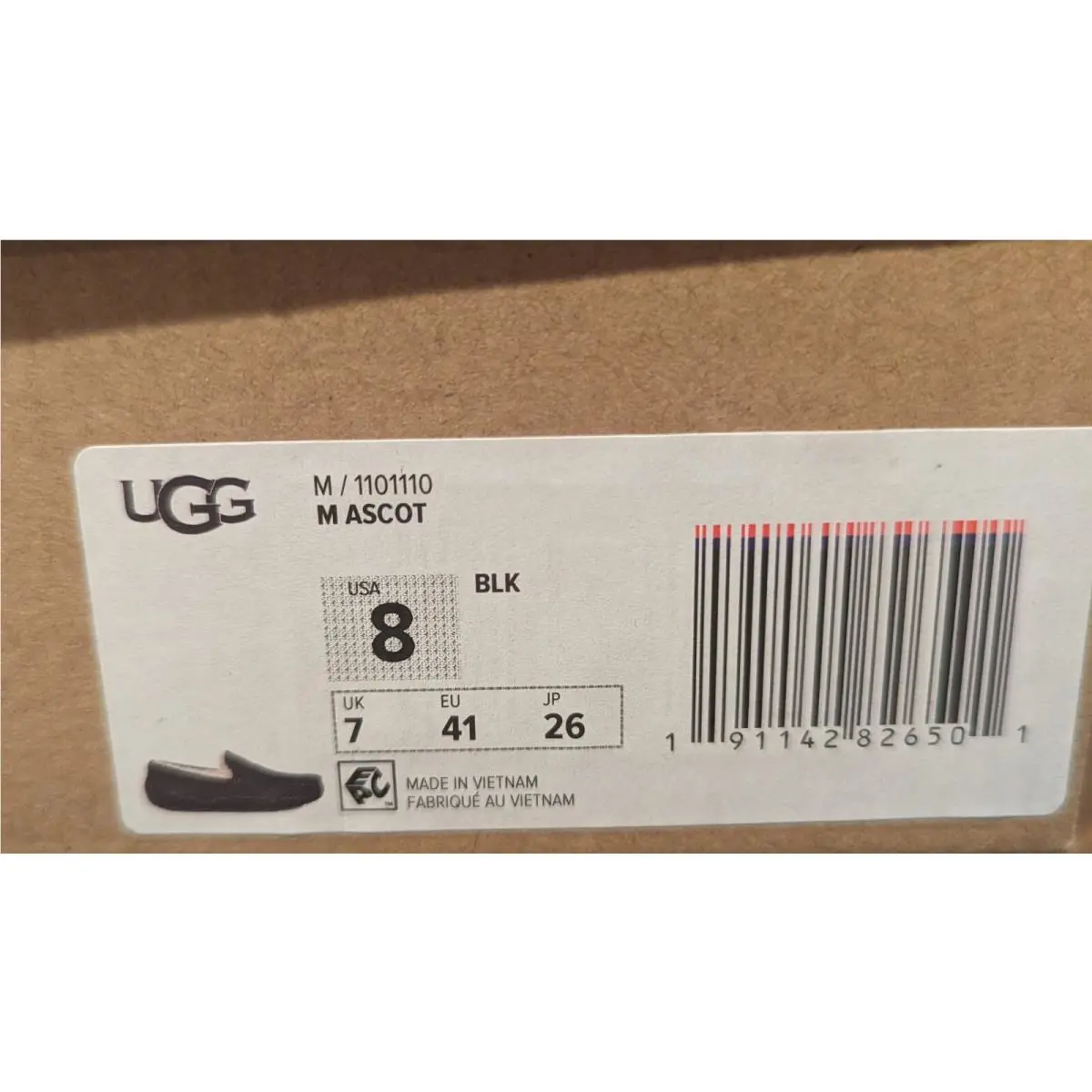 UGG shoes Australia Ascot - Black 4
